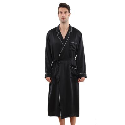 China Breathable Strongman Stain Robe Family Pajamas For Men Bathrobe Two-Pieces Sets Customize Colors Sleepwear for sale