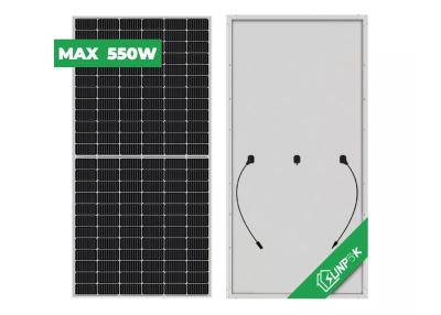 中国 黒い450W 500W 550WモノラルPVはモノクリスタル太陽モジュールにパネルをはめる 販売のため