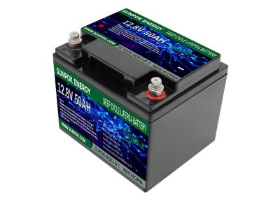China 12V 50Ah Lithium Ion Deep Cycle Battery For Solar Power Energy Storage for sale