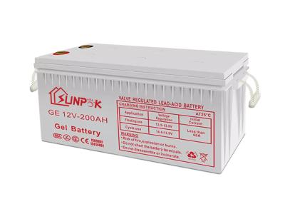 中国 Sunpok Energy 12V 100Ah 150Ah 200Ah Gel Battery: Experience Long-Lasting Reliability 販売のため