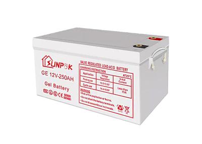 中国 Deep Cycle Agm Gel Batteries Sealed Lead Acid 12v 200ah 250ah Rechargeable Gel Battery 販売のため