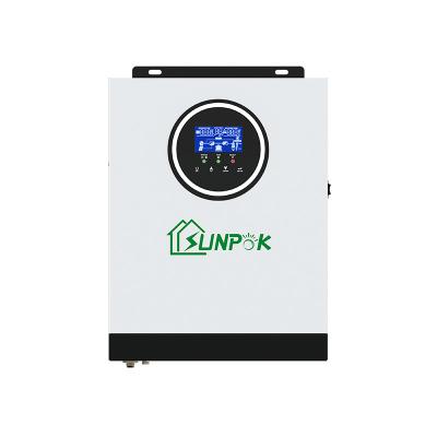 China Sunpok 3kw solar invertido 5kw 10kw 48v 220v fora do inversor híbrido do poder da grade à venda