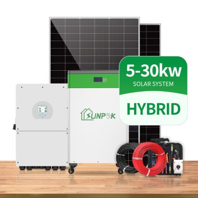 China OEM Home Solar Kit 5kw 10kw 15kw 100kw Solar Panels System Complete for sale