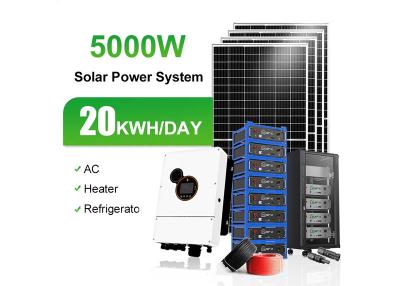 China paneles solares de película delgada 48V 200ah 10kwh 20kwh montaje en el techo estantes solares en venta