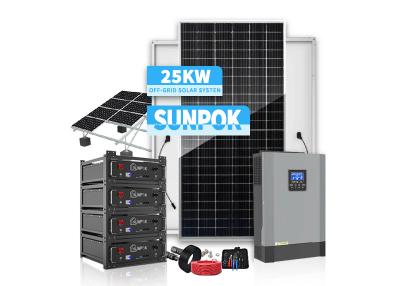 China Sistemas fotovoltaicos montados no solo 48V 200ah 300ah 1000W 3000W sistemas de montagem fotovoltaica à venda