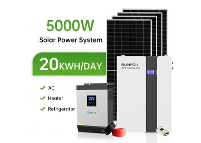 China VDE Certified Hybrid Solar System Kit With MPPT Controller And Lead Acid Battery Type for sale