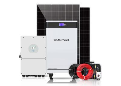China 230V 3Kw 5kw 8Kw 10kw Hybrid Solar System Kit For Home And Business for sale