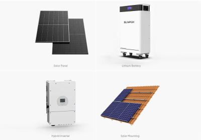 China Hybrid Power Inverter Solar System 3kw 3kva 3000w Battery Lithium 48V 200ah Solar System for sale