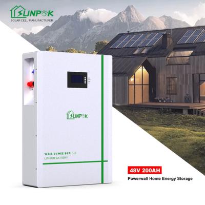 China 5kwh 10kwh Batería de litio del sistema solar 48v 51.2v 100ah 200ah Batería de almacenamiento de energía para el hogar en venta