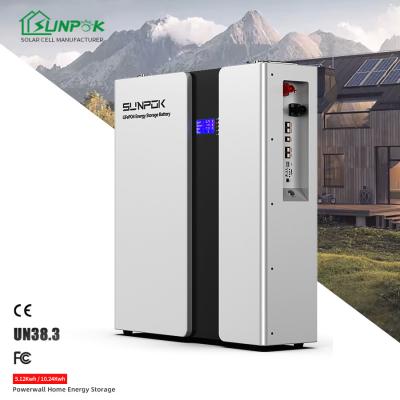 China Solar Wall Mounted 48v 50ah 100ah 150ah 200ah Energey Storage Powerwall 5kw 10kw Lifepo4 Lithium Ion Battery for sale