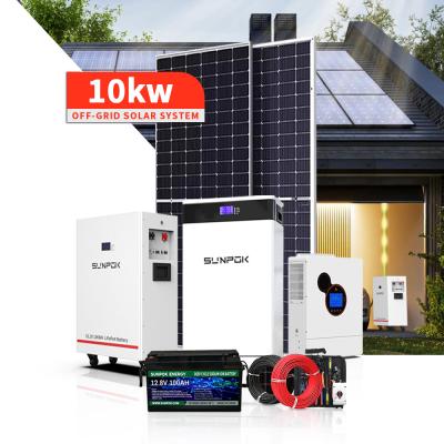 China Residential Hybrid Solar System 5kw 5kva 5000w Solar Panel System for sale
