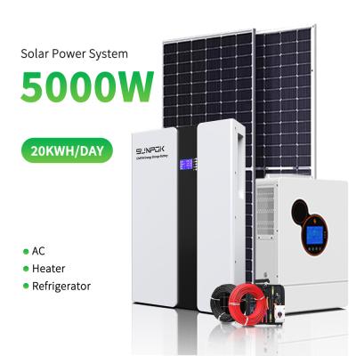 China Komplettes Off-Grid 10kw-Solarsystem 10000w-Solarpanel zu verkaufen