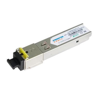 中国 155M SFP BIDI TX1550nm/RX1310nm 40KM SC DDMの光学トランシーバー 販売のため