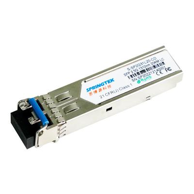 China Compatible Cisco/Juniper/HP/Arista SMF 2.5G LC 1310nm 20km With DDM SFP Optical Transceivers Module for sale