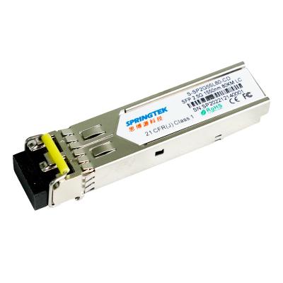 China SMF SFP Optical Transceivers Module 2.5Gbps 1550nm 80km for sale