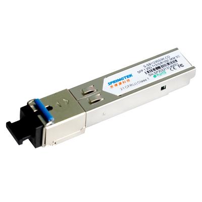 China OEM 1.25G SC SFP Compatible Transceiver BIDI T1310/R1550nm With DDM 3km Optical Transceiver Module for sale