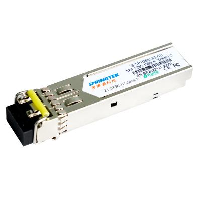 China Springtek S-SP1G55LA0-CD 1.25G 1550nm  LC Duplex Optical Module Compatible Cisco 100km Fiber transceivers for sale