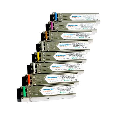 China OEM Cisco Compatible 1270~1610nm LC 1.25Gbps 120km CWDM SFP With DDM Transceiver Module for sale