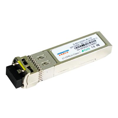 China Cisco Compatible DWDM C17~C61 40km SFP Optical Module 1.25Gbps SMF LC With DDM for sale