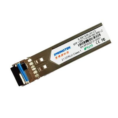 China 1.25G SFP 3km BIDI Compatible  Module  TX1310nm/RX1550nm LC With DDM Optical Transceiver Module for sale