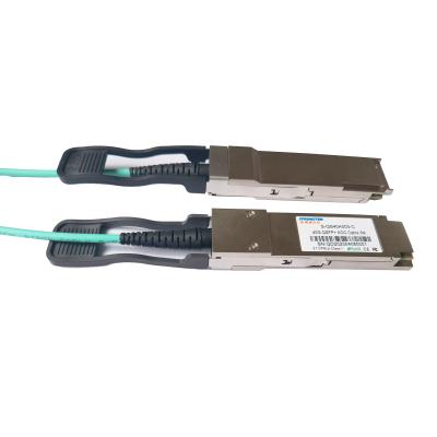 China 40G QSFP+To QSFP+ Active Optical Cable AOC 3M Active Fiber Cable for sale