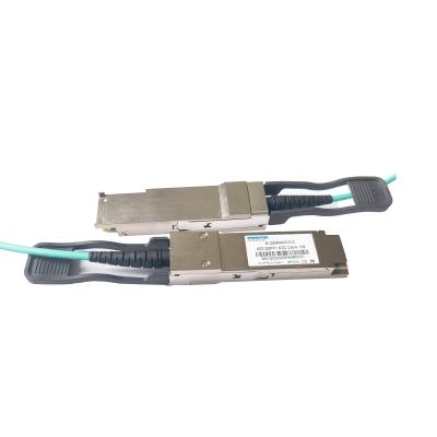 China QSFP+ To QSFP+ 40G AOC Cable 10M  Compatible Avaya Nokia for sale
