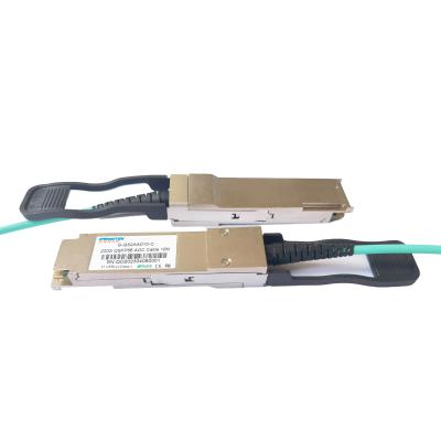 China 200G QSFP56 To QSFP56 AOC Optical Cable 10M for sale