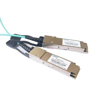 China 200G QSFP56 to QSFP56 Active Optical Cable AOC OM3 Optic Fiber Patch Cord Use For Data Center Equipment for sale