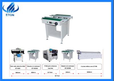 China ET-600 PCB conveyor machine connect for the Assembly machine with 5mm flat belt conveyor for sale