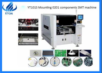 China Single module LED diaplay Mounting 0201 10 Heads 40000CPH SMT chip Mounter for sale