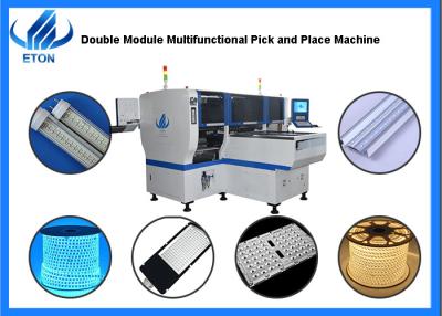 China Led Light 8kw Smt Mounter For Tube/Strip/Bulb Light Double Arm Double Module Double Speed for sale