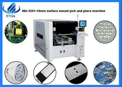 China 40000CPH Surface Mount Pick And Place Machine Ultra High Precision Minimum Size 0201-10mm for sale