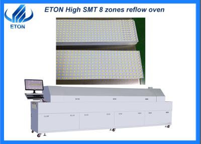 China 8 Zones 1200kg SMT Reflow Oven PID Control SSR Drive SMT Production Line Equipment for sale