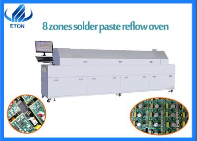 China 8 Zones SMT Reflow Oven Solder Paste Oven With 450mm Mesh For DOB Bulbs /  Street Light for sale