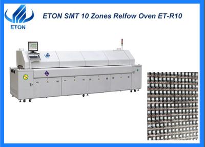 China High heat exchange rate LED lighting 10 zones SMT reflow oven machine for sale