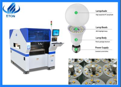 China High Accuracy Large Area 45000 CPH SMD Pick And Place Machine With 10 Heads for sale