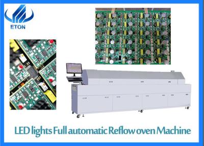 China ET-R8 SMT Reflow Oven 8 Zone Hot Air Heating 3000mm Length for SMT Production Line for sale