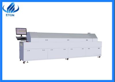China ET-R8 8-Zone SMT Reflow Soldering Oven Hot Air Heating ±2℃ Temp Deviation for sale