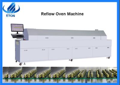 China ETON 12 Zones SMT Reflow Oven With Hot Air Heating System / Mesh Chain Transmission for sale