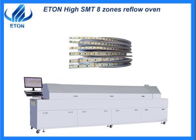 China 8 Zones Reflow Oven Machine 1200KG High-Speed Air Carrying Motor for sale
