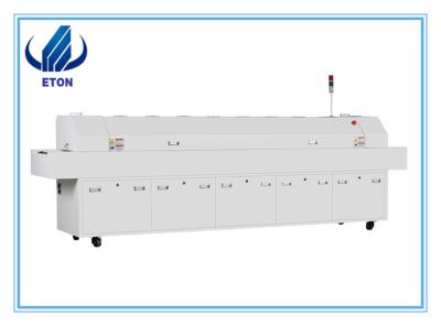 China Infrared SMT Reflow Oven / hot air reflow oven 8 heating Zone Ordinary solder for sale
