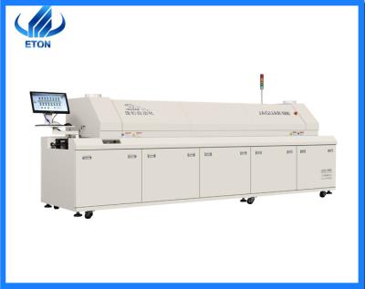 China Six Zones Reflow Oven Small Smt Pick And Place Machine 4kw Mesh / Chain Ransmission for sale