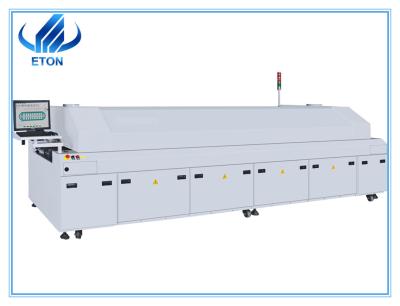 China ET-R8 SMT Reflow Oven X Series 8 Zones Full Computer Control With SMT Process Technology for sale