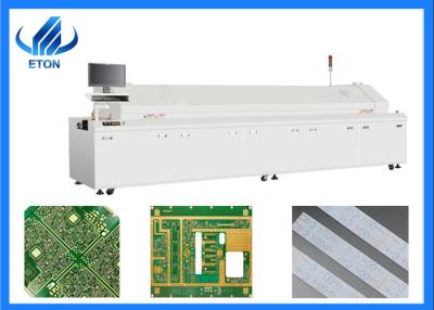 China Lead Free SMT Mounting Machine 28KW ETON 6 Zone Reflow Oven For SMT Line for sale
