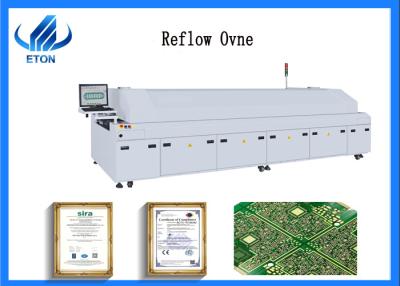 China 1800kg Weight SMT Mounting Machine 8 Zones Hot Air Reflow Soldering Oven R8 for sale