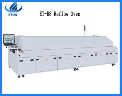 Chine Reflow Oven Temperature Controller 8 Zones Hot Air Reflow Soldering Oven R8 à vendre