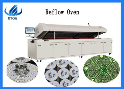 China LED Tube Reflow Oven SMT Mounting Machine Mesh Belt Design With 2 Cooling Zones for sale