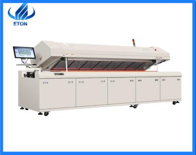 China PLC PC 8 Zones SMT Reflow Oven Machine 40kw 1 Year Warranty for sale