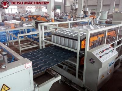 China Simple Operation Plastic Sheet Extrusion Machine , PVC Sheet Making Machine Big Intensity for sale