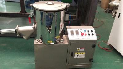 China Máquina del mezclador del polvo del PVC de SHR-25L, mezclador de alta velocidad para la capacidad plástica 50kg/h en venta